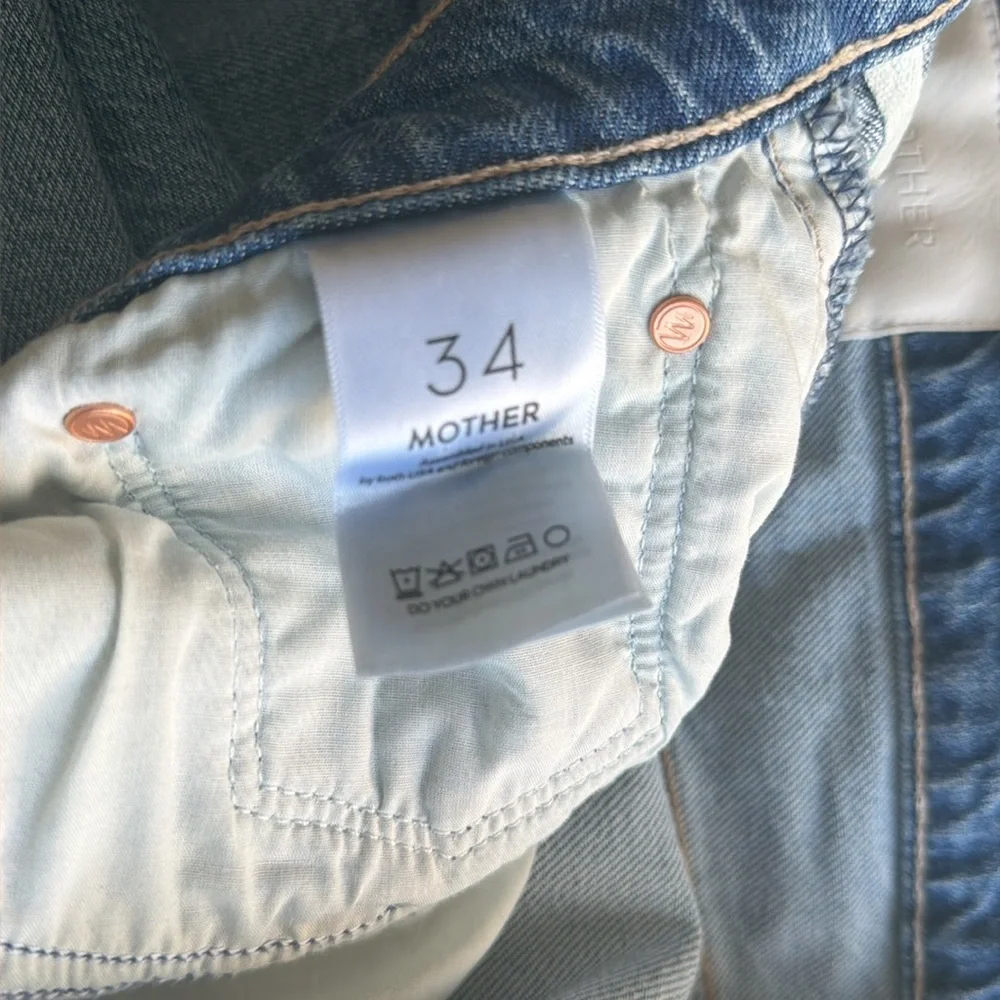 MOTHER The Lil' Dodger Sneak Wide Leg Jeans  NWT 
Strike a Pose Petit size 34 - Picture 9 of 16